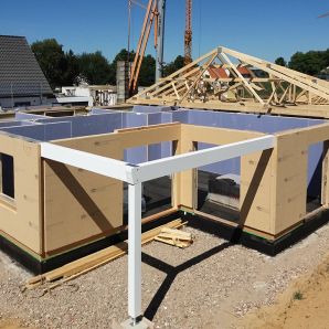 Neubau eines Einfamilienhaus in Massivholzbauweise in Lübbecke